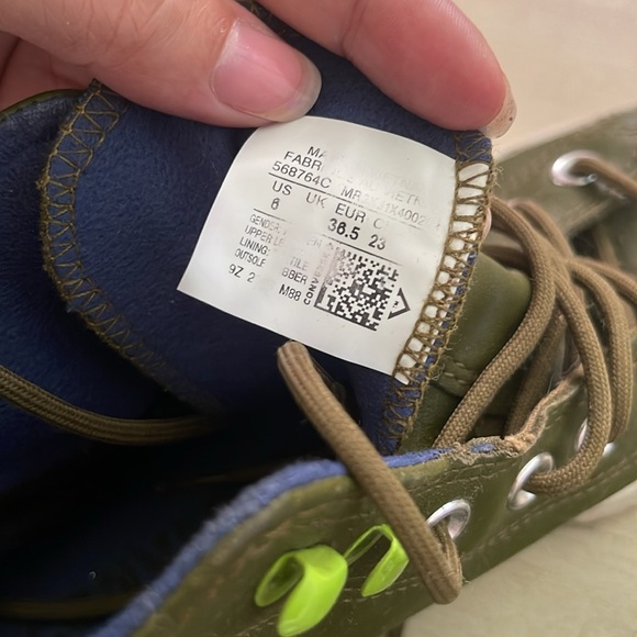 Converse leather lug sole high top sneaker - Picture 5 of 7